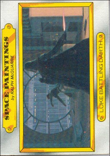 Star Wars: The Empire Strikes Back: Series 1 (Base Set) card 127 Luke Battling Darth