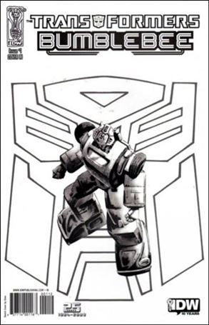 Transformers: Bumblebee  issue 1-C Chee 1:10 Black & White Cover
