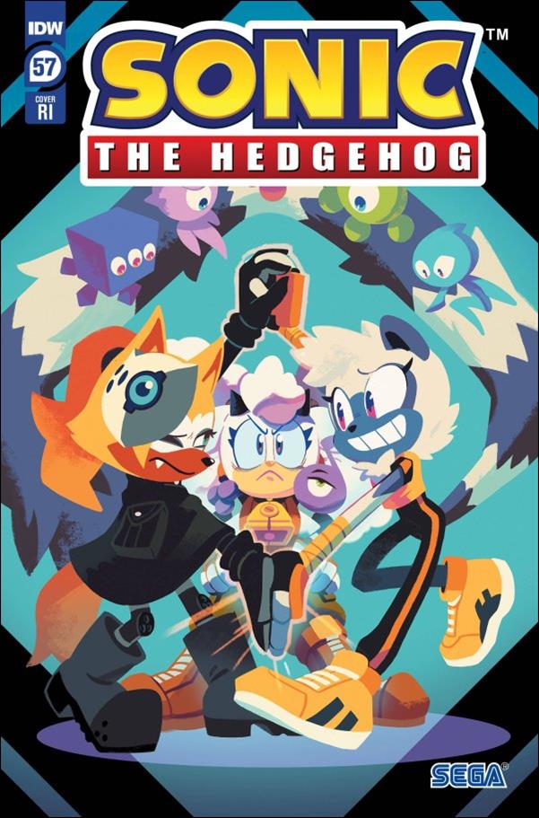Sonic the Hedgehog (2018) issue 57-C Nathalie Fourdraine 1:10 Cover