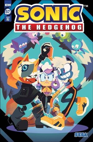 Sonic the Hedgehog (2018) issue 57-C Nathalie Fourdraine 1:10 Cover