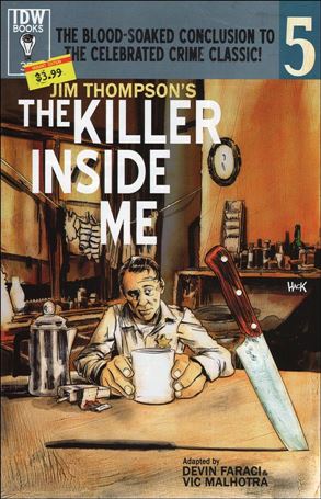 Jim Thompson's the Killer Inside Me issue 5-B Robert Hack Subscription Cover