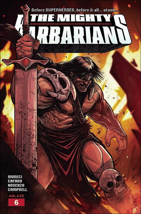 Mighty Barbarians issue 6-C Jordan Michael Johnson Cover
