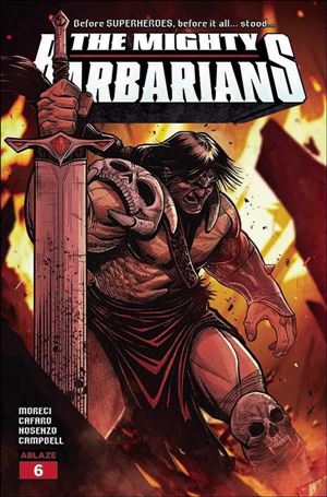 Mighty Barbarians issue 6-C Jordan Michael Johnson Cover