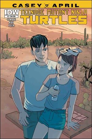 Teenage Mutant Ninja Turtles: Casey and April issue 3-B Marley Zarcone Subscription Cover