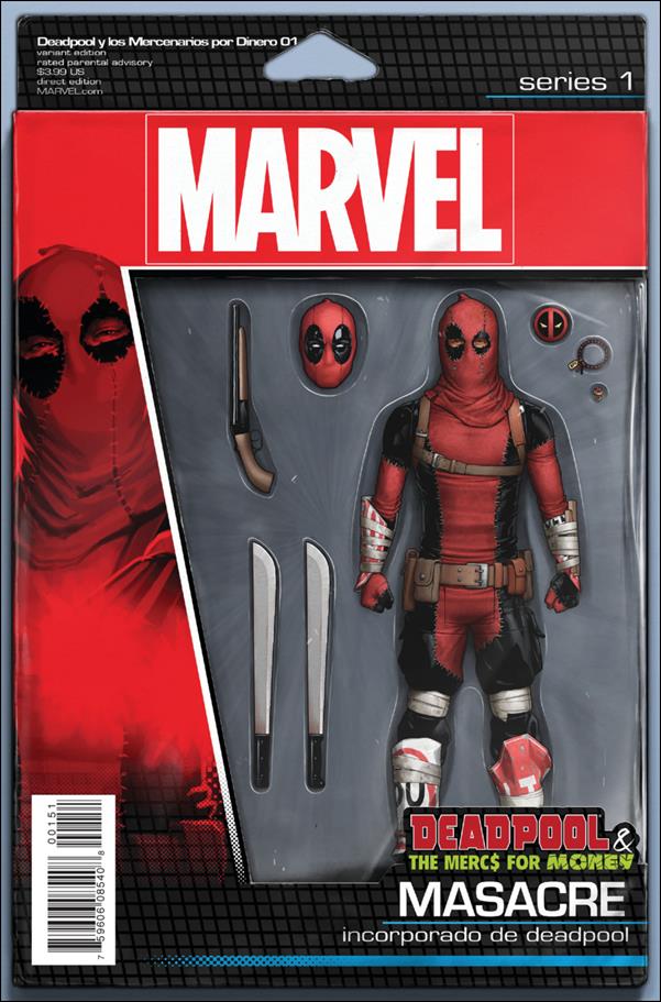 Deadpool & the Mercs for Money (2016/09) issue 1-C John Tyler Christopher Action Figure Cover
