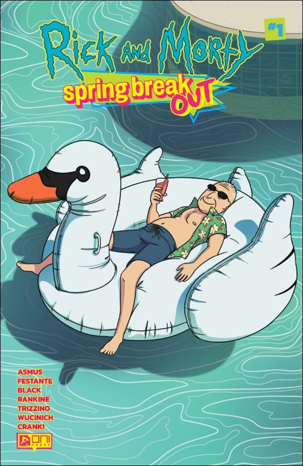 Rick and Morty: Spring Break Out issue 1-B Angela Trizzino Cover