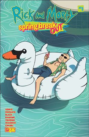 Rick and Morty: Spring Break Out issue 1-B Angela Trizzino Cover