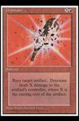 Magic the Gathering: 4th Edition (Base Set) card 184 Detonate
