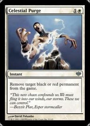 Magic the Gathering: Conflux (Base Set) card 5 Celestial Purge