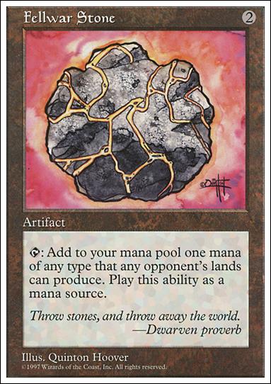 Magic the Gathering: 5th Edition (Base Set) card 369 Fellwar Stone