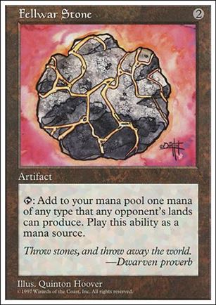 Magic the Gathering: 5th Edition (Base Set) card 369 Fellwar Stone