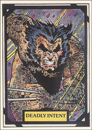 Wolverine Trivia (Base Set) card 20 Deadly Intent