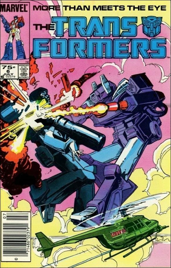 Transformers (1984) issue 6-F Newsstand Cover (3rd Printing)