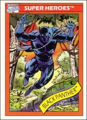 Marvel Universe: Series 1 (Base Set) card 20 Black Panther