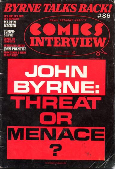 David Anthony Kraft's Comics Interview issue 86