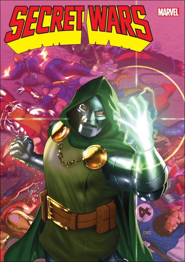 Marvel Super Heroes Secret Wars issue 12-E Taurin Clarke 1:25 Facsimile (2024) Cover