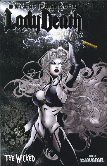Brian Pulido's Lady Death: The Wicked issue 1/2-C Gold Foil Cover w/COA 1/600