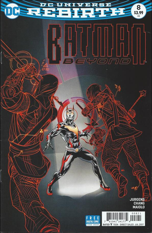 Batman Beyond (2016) issue 8-B Martin Ansin Cover