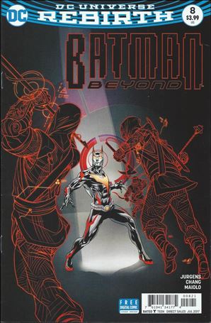 Batman Beyond (2016) issue 8-B Martin Ansin Cover