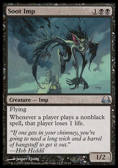 Magic the Gathering: Duel Decks: Divine vs. Demonic (Base Set) card 37 Soot Imp