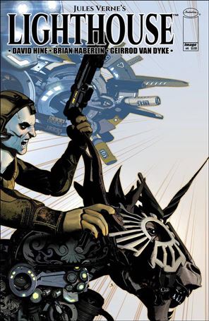 Jules Verne's Lighthouse issue 4 Left Side Cover