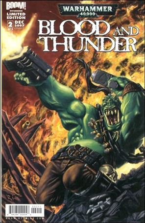Warhammer 40,000: Blood and Thunder issue 2-C Tony Parker Limited Edition Cover