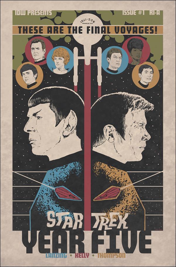 Star Trek: Year Five issue 1-B J.J. Lendl 1:10 Cover