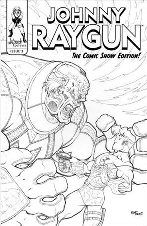 Johnny Raygun: Quarterly issue 3-B Ed McGuinness Sketch Cover 1/500