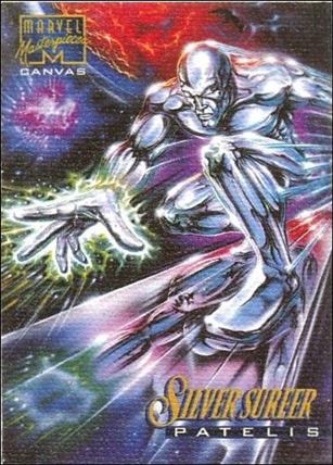 1995 Marvel Masterpieces (Canvas Subset) card 19 Silver Surfer