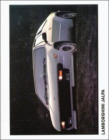 Sports Cars (1989)  (Base Set) card 22 Lamborghini Jalpa