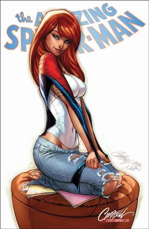 Amazing Spider-Man (2018) issue 14-G J. Scott Campbell Mary Jane Cover