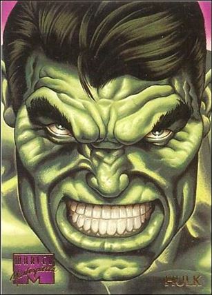 1995 Marvel Masterpieces (Base Set) card 42 Hulk