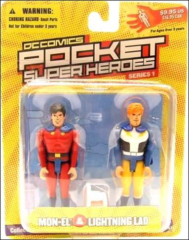 DC Comics Pocket Super Heroes (Series 1) figure 11 Mon-El & Lightning Lad