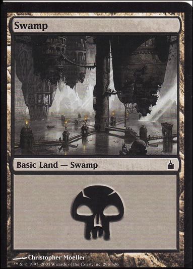 Magic the Gathering: Ravnica (Base Set)  card 296 Swamp