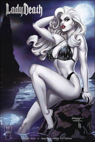 Lady Death: Unholy Ruin (2018) issue 2-C Terry Dodson Premium Foil Cover
