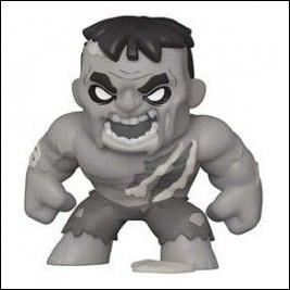 Marvel Zombies Mystery Minis figure 7-B Hulk  Black & White  1/72