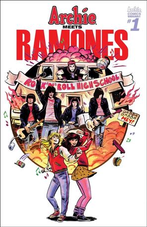 Archie Meets the Ramones issue 1-B Veronica Fish Cover
