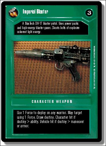 Star Wars: Premiere Limited (Base Set) card 157 Imperial Blaster