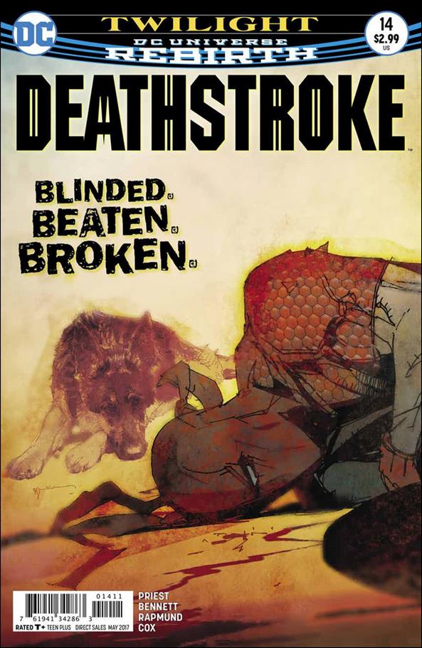 Deathstroke (2016) issue 14 Bill Sienkiewicz Cover