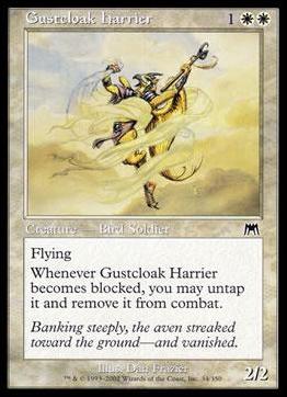 Magic the Gathering: Onslaught (Base Set) card 34 Gustcloak Harrier