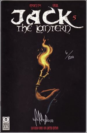 Jack the Lantern issue 5-B SDCC Cover (Signed by Michael Angelos) 1/200