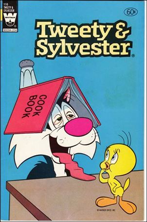 Tweety and Sylvester (1963) issue 116-B White Logo