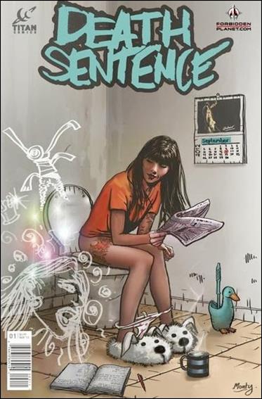 Death Sentence issue 1-E Monty Nero Forbidden Planet Cover