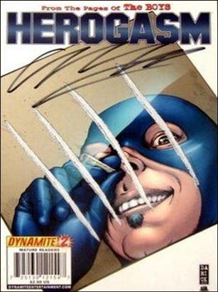 Boys: Herogasm issue 2-B DF signed by Garth Ennis w/COA