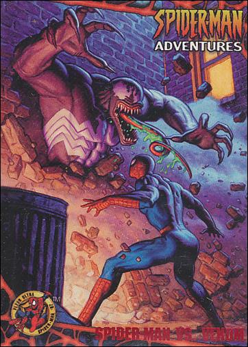 1997 Fleer Ultra Spider-Man (Base Set Red) card 67 Spider-Man Vs. Venom