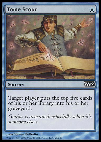 Magic the Gathering: 2010 Core Set (Base Set) card 76 Tome Scour