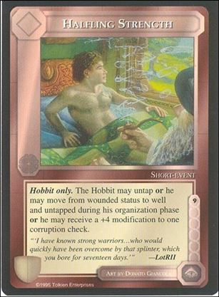 Middle-Earth: The Wizards (Base Set) card 208 Halfling Strength