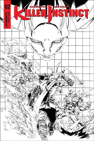 Killer Instinct (2017) issue 2-D Jonathan Lau 1:10 Black & White Cover