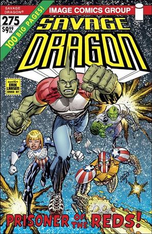 Savage Dragon (1993) issue 275-B Erik Larsen 70s Cover