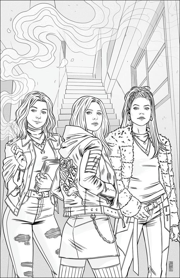 Buffy the Vampire Slayer (2019) issue 1-J Jen Bartel 1:50 B&W Virgin Cover
